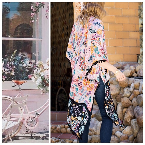 Isla Girly Bohemian Kimono - Picture 8 of 8